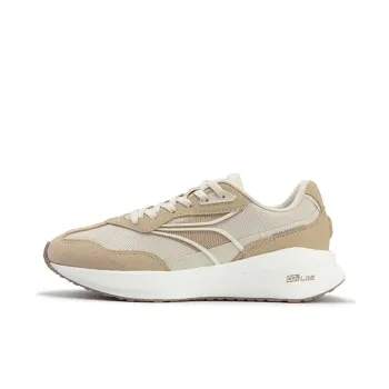 361° Long Wind 4 Wear Resistant Low Top Casual Shoes Women's Beige Brown