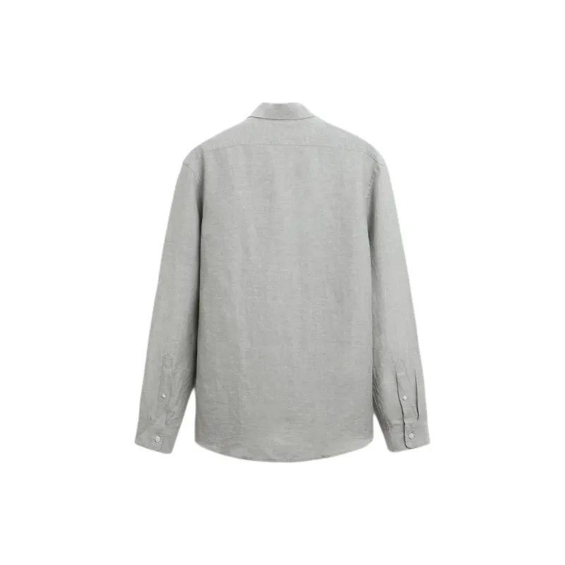 ZARA Shirts Men Olive Green-1