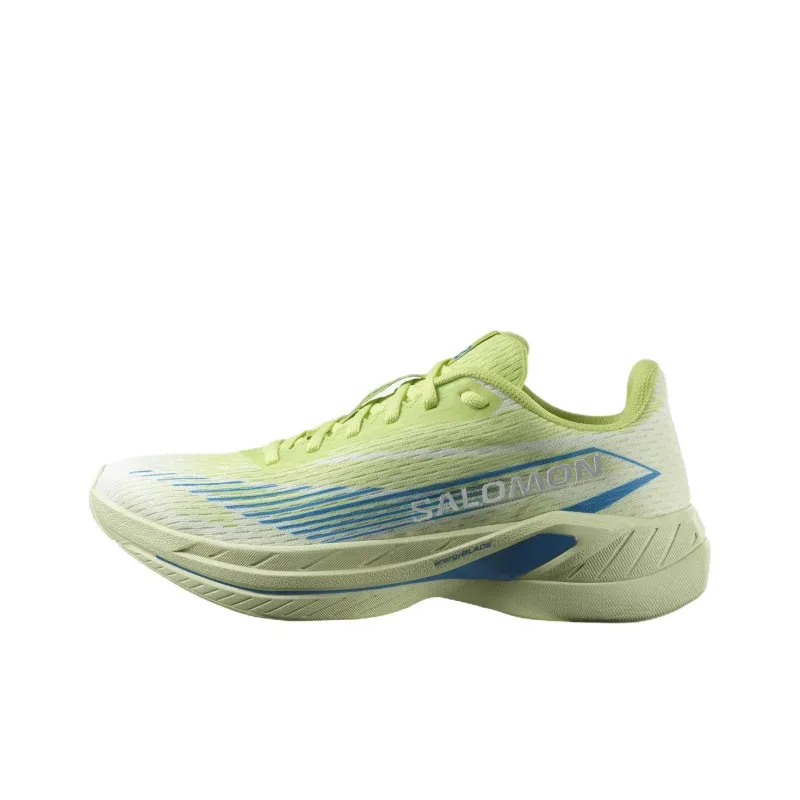 SALOMON SPECTUR 2 Cushioned Slip Resistant Abrasion Resistant Low Top Running Shoes Unisex White Yellow-0