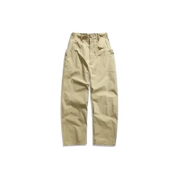 PAINT STAIN Casual Pants Unisex Khaki