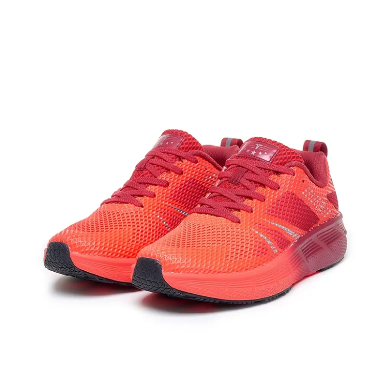 TREEPERI Running Shoes Unisex Low Top Dark Red-4