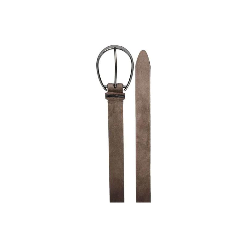 Brunello Cucinelli Pointed Tip Buckle Belt-1