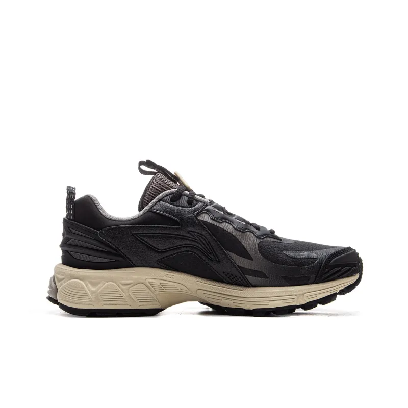 LiNing Fuyao 2.0 Trail Anti Slip Wear Resistant Low Top Casual Running Shoes Men's Black-1