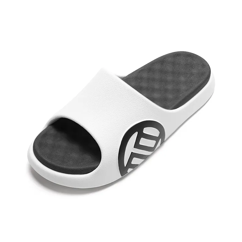 LUXIAOJUN Slide Slippers Unisex Red/White/Black/Yellow Green/Purple-12