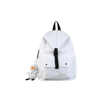 Venerable Brahma Canvas Backpack Unisex White/Black/Green/Blue
