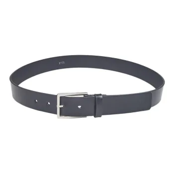 DIOR Leather Belts Men's Black Width 3CM
