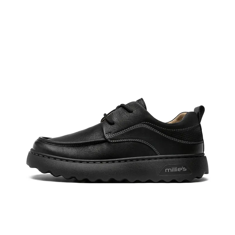 MILLIE'S Coverage Abrasion Resistant Low Top Casual Shoes Men's Black-0