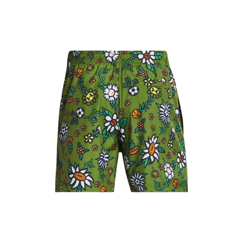 Under Armour Icon Nurture Casual Shorts Men's Green-1