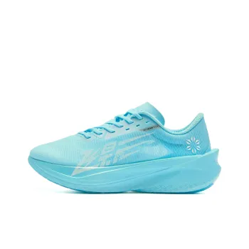 QIAODAN Flying Shadow PB4.0 Running Shoes Women's Low Top Cirrus Blue Jordan White