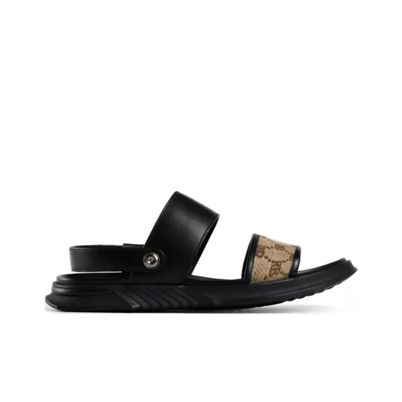 Raidy Boer Beach Sandals Men's Black-1