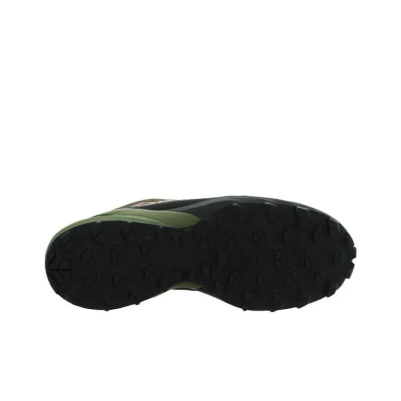 DYNAFIT Slip-Resistant Water-Resistant Low-Top Long Distance Running Running Shoes Men's Green Black Yellow-2