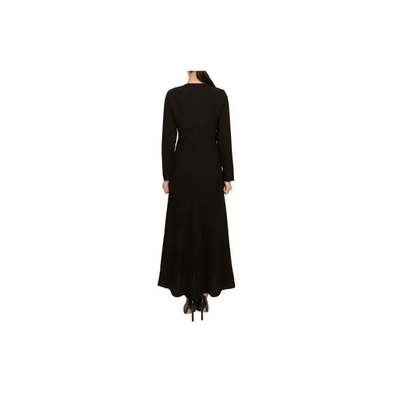 Vanessa Bruno Long Sleeved Dresses Women's Black-2