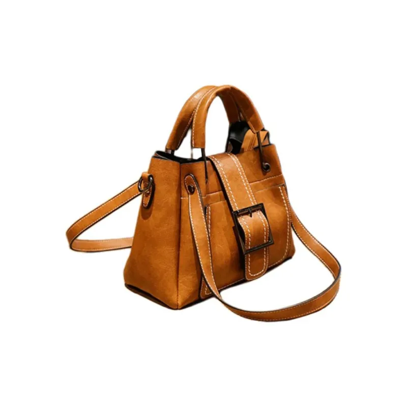 TTaG．baG PU Shoulder Bag Regular Women's Black/Red/Green/Brown/Orange-9