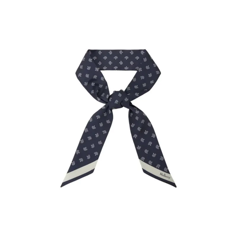 Mulberry Tree-Jacquard Angled Tip Scarf-0