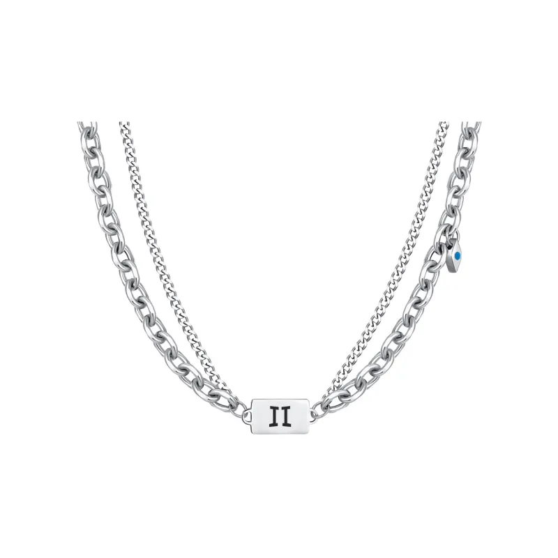 Asia Star Titanium Steel Necklaces Men's-6