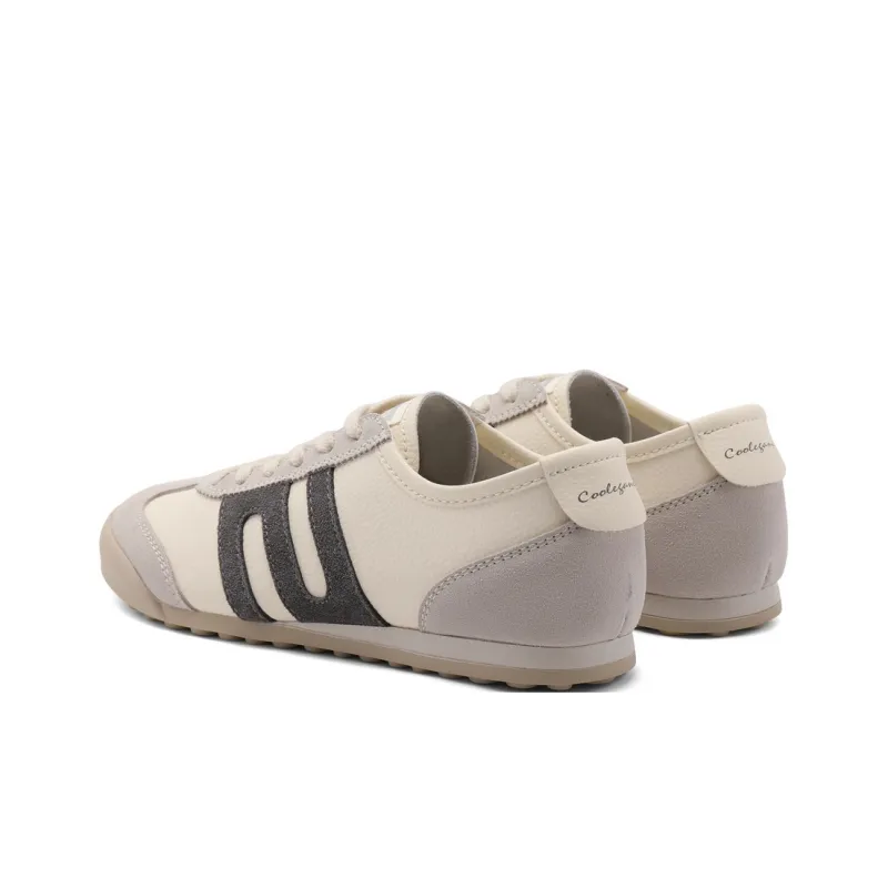 BELLE Casual Shoes Women's Low Top Gray/Apricot-3