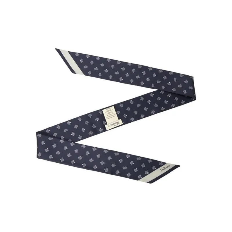 Mulberry Tree-Jacquard Angled Tip Scarf-3