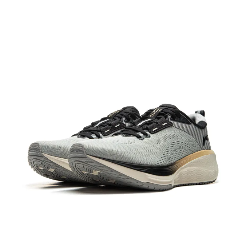 LiNing Wu Leaping 2.0 V2 Cushioned Anti Slip Wear Resistant Breathable Lightweight Low Top Running Shoes Men's Gray-2