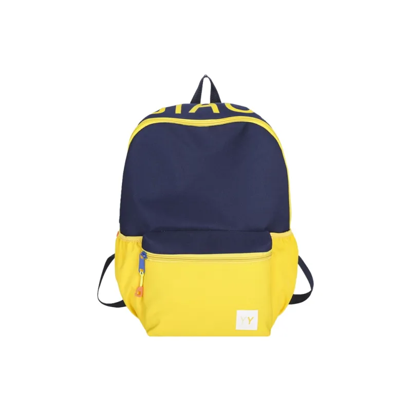 OURFUN Nylon Fabric Backpack Regular Unisex Pink Purple/Pink Green/Green Yellow/Blue Yellow-11