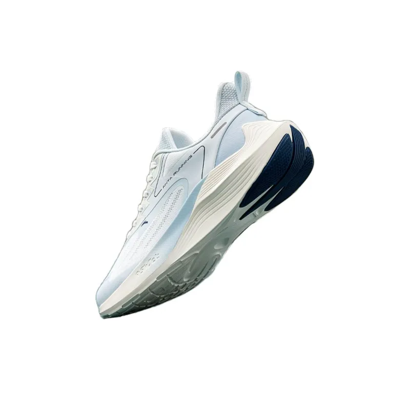 Anta New Stinger Cushioned Slip Resistant Lightweight Low Top Running Shoes Men's Gray Blue-2