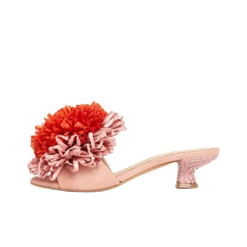 Paloma Barceló Slide Slippers 3.5cm Women's Pink
