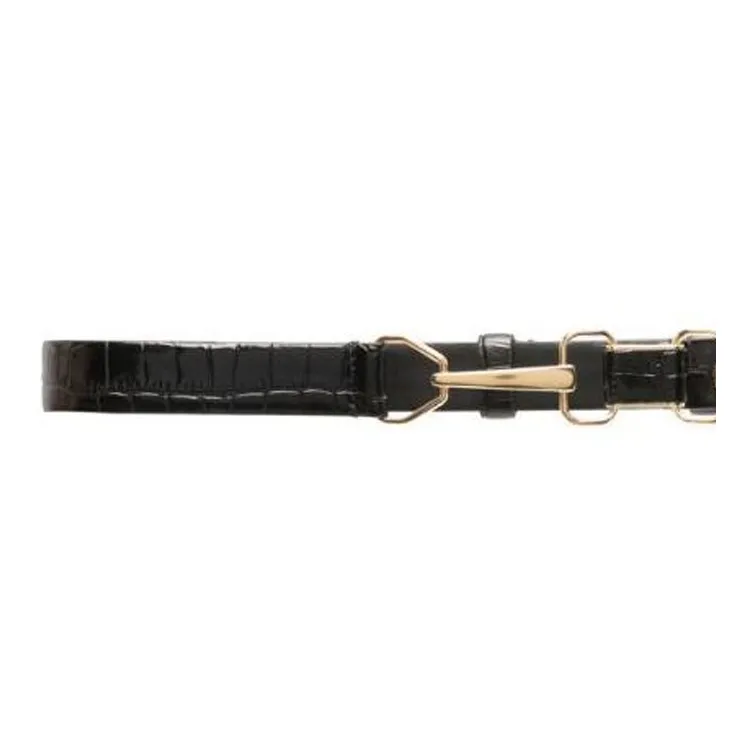 Maje Horsebit buckle Leather Belt-2