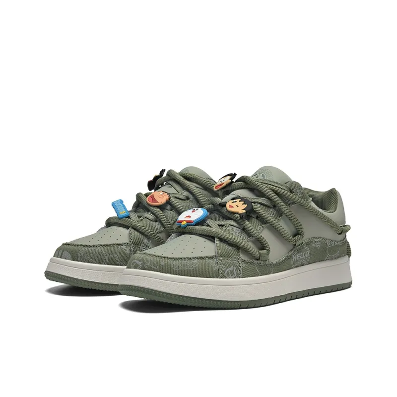 DoraemonA Box Limited Edition Puffy Shoes Low-Top Skateboard Shoes Unisex-211