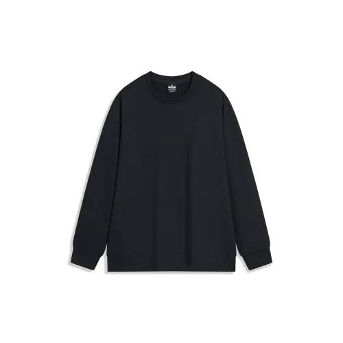 XTEP Sweatshirts Men Jet Black