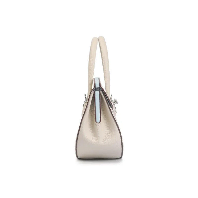 EHM Zhi Li Series Cow Leather Crossbody Bag, Handbag Regular Women's Ecru-2