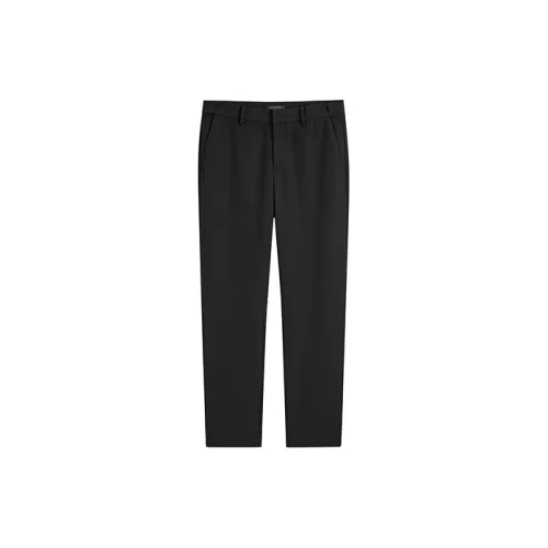 PEACEBIRD MEN Casual Pants Unisex Black First Batch