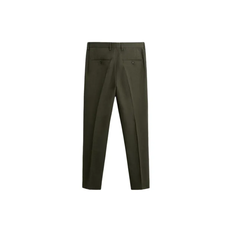 ZARA Suit Trousers Men Khaki-1