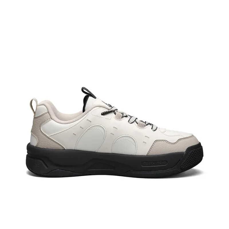 PEAK Skateboard Shoes Men Low Top Brown-1