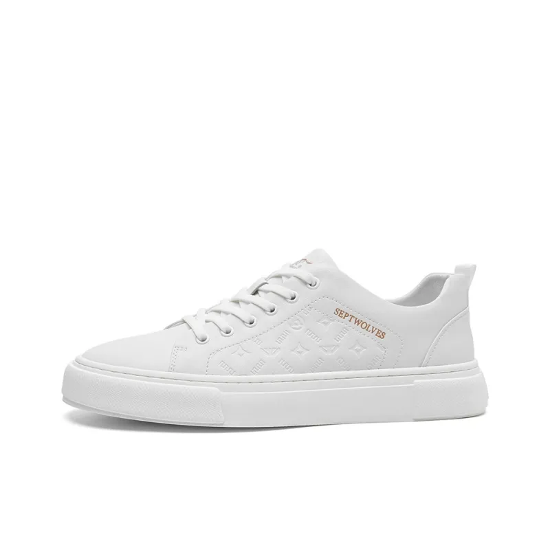 SEPTWOLVES Height-Enhancing Wear-Resistant Lightweight Low-Top Skateboard Shoes Men's-7