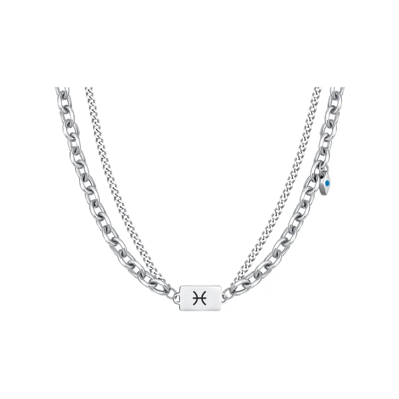 Asia Star Titanium Steel Necklaces Men's-14