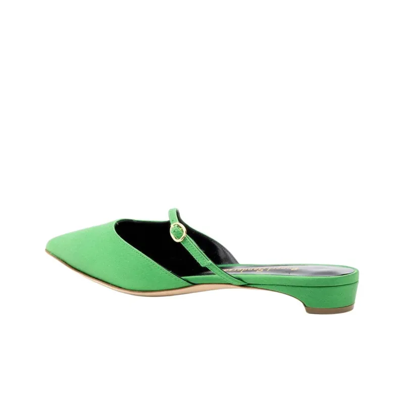 Rupert Sanderson Wrap-toe Slippers Women's Green-3