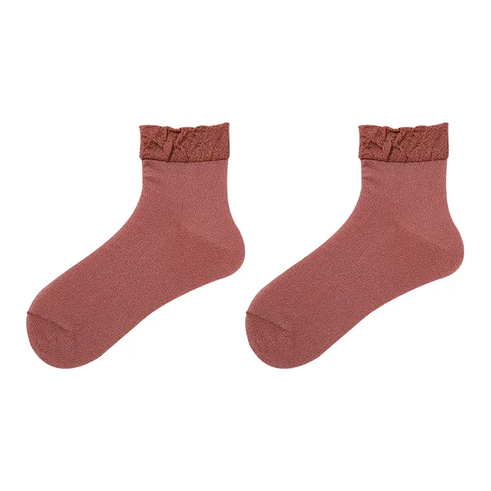 Tutuanna* Ankle Socks Women's 1 Pack Brick Red-0