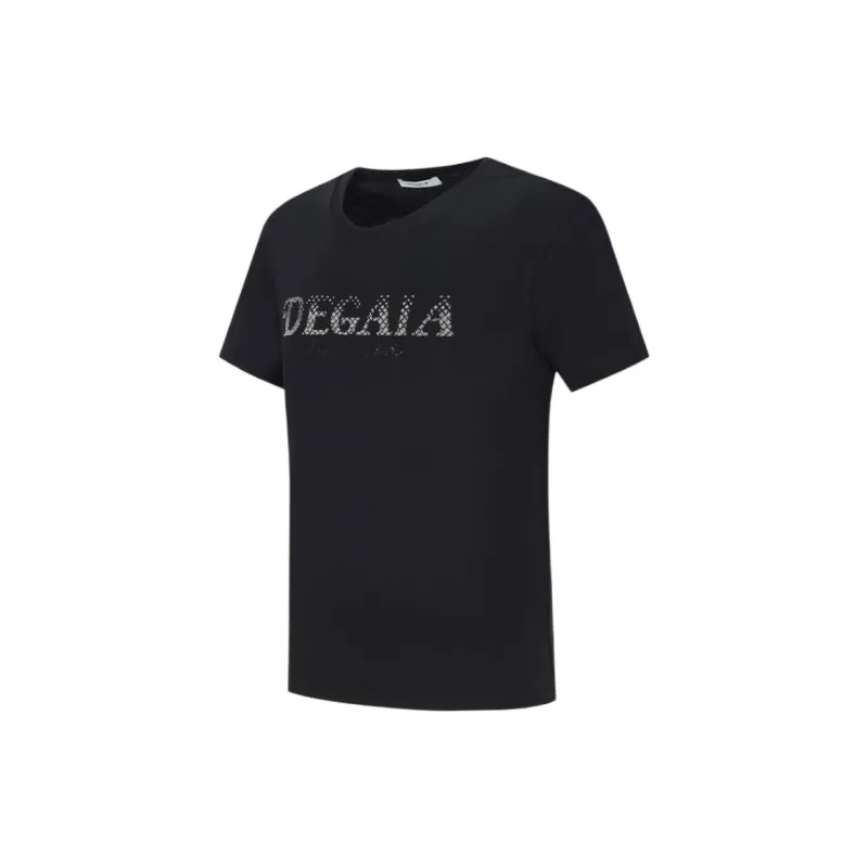 DEGAIA T Shirts Men Black-2