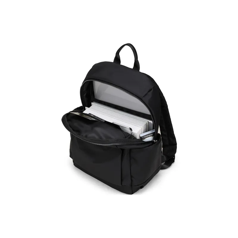 Fillove Fabric Backpack Regular Men's Black/Mint Man Green-6
