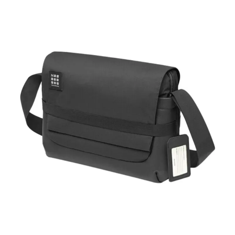 MOLESKINE Canvas With Nylon Shoulder Bag Crossbody Bag Men's Black/Gray-0