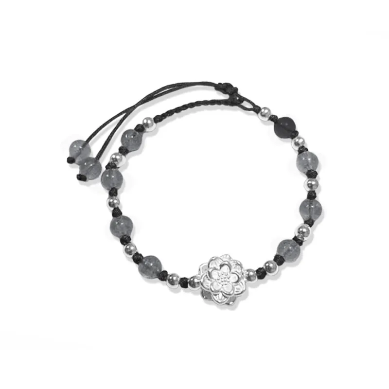Muyan Colored Glaze Lotus Bracelet Unisex-0