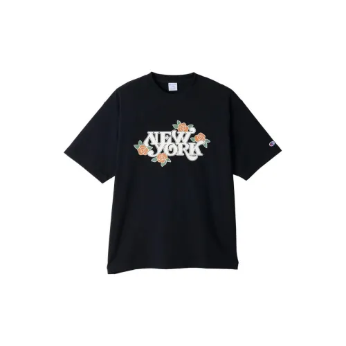 Champion Yusuke Komori Collaboration Model T-Shirts Unisex Black