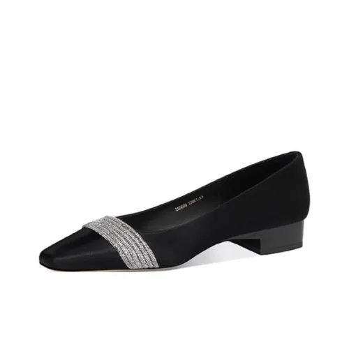 JESSICA SOPHIA Flat Shoes Casual Shoes 2.5cm Women's Black