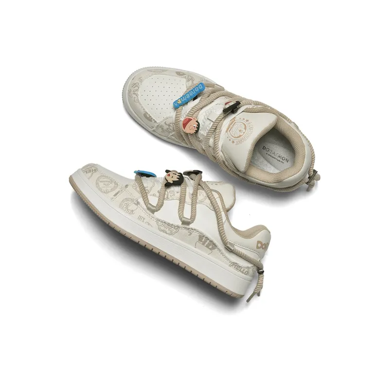 DoraemonA Box Limited Edition Puffy Shoes Low-Top Skateboard Shoes Unisex-239