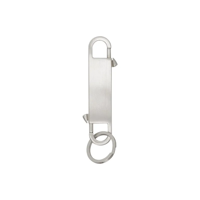 RICK OWENS Gemini Logo-Debossed Hook Keyring-0