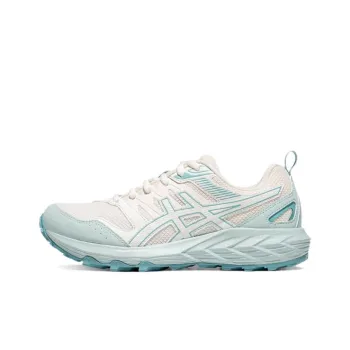Asics Gel Sonoma CN Slip Resistant Low Top Trail Running Running Shoes Women's White Blue