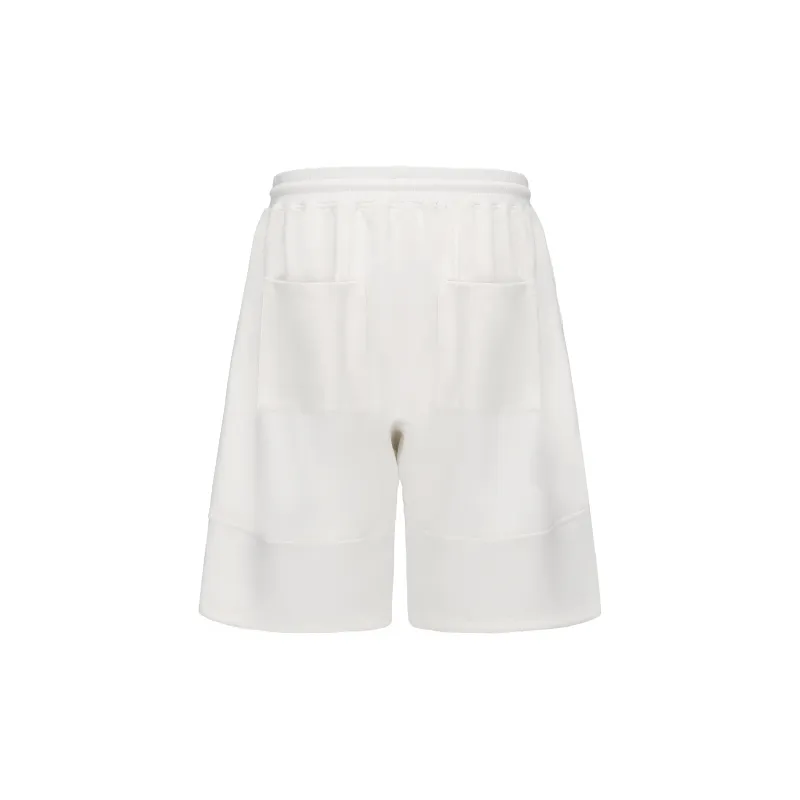 GALLIANO LANDOR Casual Shorts Unisex Cream White-1