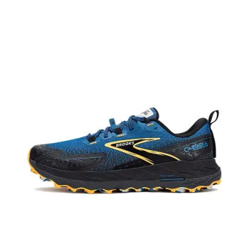 Brooks Slip Resistant And Breathable Low Top Running Shoes Men's Blue Black