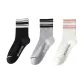 3 Pack (Black and White Stripes, Light Gray and Black Stripes, White with Pink Stripes)
