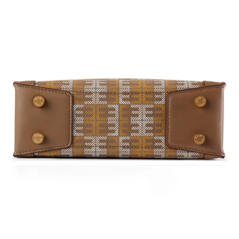 EHM Soft And Tender Series Genuine Leather Small Square Bag Small Size Women's Multicolor-2