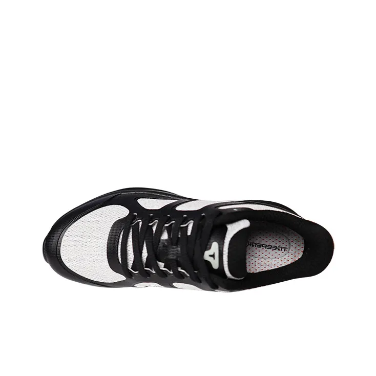TREEPERI Running Shoes Unisex Low Top Black/White-1